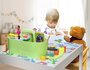 HAN HA-1200-80 Toolbox Loft Mobiele Organiser Lime Groen 4 Vakken Met Uitneembaar_