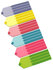 Info Notes IN-5672-93 Info Page Marker 18x55mm, 6 X 25 Stuks, 6 Kleuren, Op Kaart._