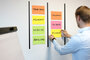 Info Notes IN-5779-39 Info Communicatiekaarten, 200x150mm, 4 X 50 Stuks, Geel, Oranje, Roze, Groen_