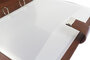 Alassio JU-31516 Documentenmap A4. 4 Ringsmechaniek Leer Cognac 36x28x4,5cm Met Slot_