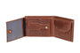 Juscha JU-42222 Portefeuille Mika Bruin RFID 13,5x11x3,5cm_