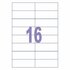 Kangaro K-10537-25 Etiket ILK 10.5x3.7 cm 25 Vel 16 Etiketten Per Vel_