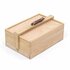 Kangaro K-830051 Gereedschapskist 3 Lagen 4 Laden + Leren Handvat 23.5x13x34 cm Beukenhout/Naturel_