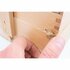 Kangaro K-830051 Gereedschapskist 3 Lagen 4 Laden + Leren Handvat 23.5x13x34 cm Beukenhout/Naturel_