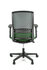 Geen Merk LF-2011603 Bureaustoel Linea Tekna 01 Zwart/groen Met 2D Armleuning_