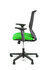 Geen Merk LF-2011603 Bureaustoel Linea Tekna 01 Zwart/groen Met 2D Armleuning_