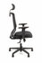 Geen Merk LF-2012005 Bureaustoel Linea Tekna 01/PT Zwart/zwart Met 3D Armleuning En Hoofdsteun_