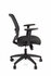 Linea Fabbrica New Malice 01 Zwart/Zwart Bureaustoel met 1D Armleuning_