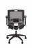 Linea Fabbrica New Malice 01 Zwart/Zwart Bureaustoel met 1D Armleuning_