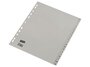 Ahrend Ofc-tab1 Tabbladen A4 A - Z Grijs / Set 20 Stuks_