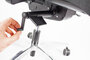 Linea Fabbrica Omnia 01/PT Zwart/Zwart Bureaustoel met 3D Armleuning + Hoofdsteun + Aluminium Voet_