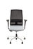Linea Fabbrica Omnia 01 Zwart/Grijs Bureaustoel met 3D Armleuning + Aluminium Voet_
