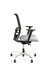 Linea Fabbrica Omnia 01 Zwart/Grijs Bureaustoel met 3D Armleuning + Aluminium Voet_