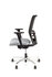 Linea Fabbrica Omnia 01 Zwart/Grijs Bureaustoel met 3D Armleuning + Aluminium Voet_