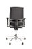 Linea Fabbrica Omnia 01 Zwart/Zwart Bureaustoel met 3D Armleuning + Aluminium Voet_