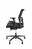 Linea Fabbrica Omnia 02 Zwart/Zwart Bureaustoel met 3D Armleuning_
