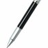 Sheaffer SF-E1931351 Rollerball 100 M Glossy Black Barrel Brushed Chrome Cap Nickel Plated_
