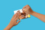 Sigel SI-B1103 Glasmagneetbord Be!Board 450x450mm Blauw_
