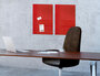 Sigel SI-GL122 Glasmagneetbord Artverum 600x400x15mm Rood_