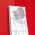 Sigel SI-GL122 Glasmagneetbord Artverum 600x400x15mm Rood_