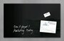 Sigel SI-GL130 Glasmagneetbord Artverum 780x480x15mm Zwart_