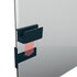 Sigel SI-GL800 Pennenhouder Voor Glasborden Van 3 Tot 5mm Antraciet 75x37x35mm Bevestig_