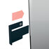 Sigel SI-GL800 Pennenhouder Voor Glasborden Van 3 Tot 5mm Antraciet 75x37x35mm Bevestig_