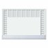Sigel SI-HO366 Bureauonderlegger Protect A2 40 Vel + Kunststof Beschermrand + Kalender 2024/2025 Wit/Transparant_