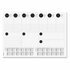 Sigel SI-HO506 Bureauonderlegger Weekly A3 + Kalender 24/25 Wit/Zwart_