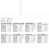 Sigel SI-HO550 Muurkalender 595x410mm Maandplanner_