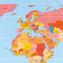 Sigel SI-HO560 Designonderlegger Wereldkaart. Engels_
