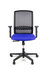 Linea Fabbrica Tekna 01 Zwart/Blauw Bureaustoel met 2D Armleuning_