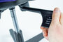 Linea Fabbrica Tekna 01 Zwart/Blauw Bureaustoel met 2D Armleuning_