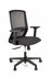 Linea Fabbrica Tekna 01 Zwart/Zwart Bureaustoel met 2D Armleuning_