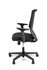 Linea Fabbrica Tekna 01 Zwart/Zwart Bureaustoel met 2D Armleuning_