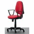 Linea Fabbrica Tiger 01 Rood/Rood Bureaustoel met Armleuning_
