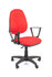 Linea Fabbrica Tiger 01 Rood/Rood Bureaustoel met Armleuning_