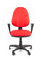 Linea Fabbrica Tiger 01 Rood/Rood Bureaustoel met Armleuning_