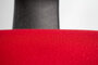Linea Fabbrica Tiger 01 Rood/Rood Bureaustoel met Armleuning_