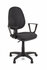 Linea Fabbrica Tiger 01 Zwart/Zwart Bureaustoel met Armleuning_