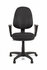 Linea Fabbrica Tiger 01 Zwart/Zwart Bureaustoel met Armleuning_