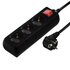 Hama Distribution Panel 3 Sockets With Switch 3 M Black_