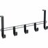 Metaltex Deurkapstok 5 Haken 38x6x15 cm Zwart_