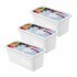 Rotho Domino Diepvriesdozen Etiket Decor 3x1.5L Wit_