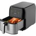 Inventum GF801HLDB Airfryer 8L 1700W Zwart/RVS_