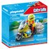 Playmobil 71205 City Life Noodmotorfiets met Zwaailicht_