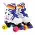 K3 Rolschaatsen Maat 26-29 Wit/Regenboog_