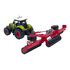 Dutch Farm Tractor met Trailer + Licht en Geluid Assorti_