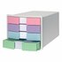 HAN HA-1012-129 Ladekast Impuls 4 Gesloten Laden 28x36.7x23.5 cm Wit/Pastel_