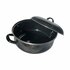 CasaLupo Emaille Braadpan 22 cm Zwart_